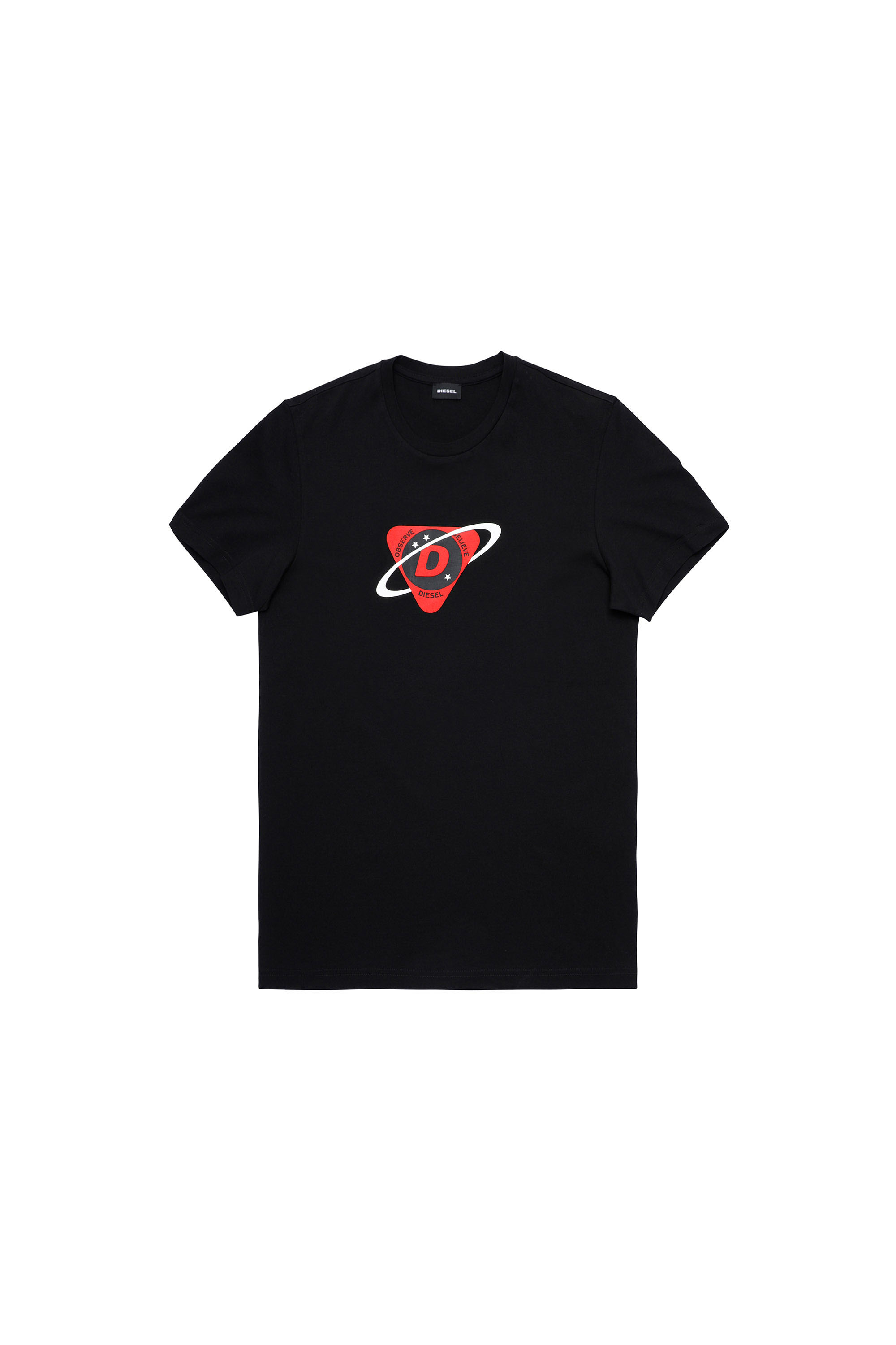 T-DIEGOS-K24, Noir/Rouge - T-Shirts