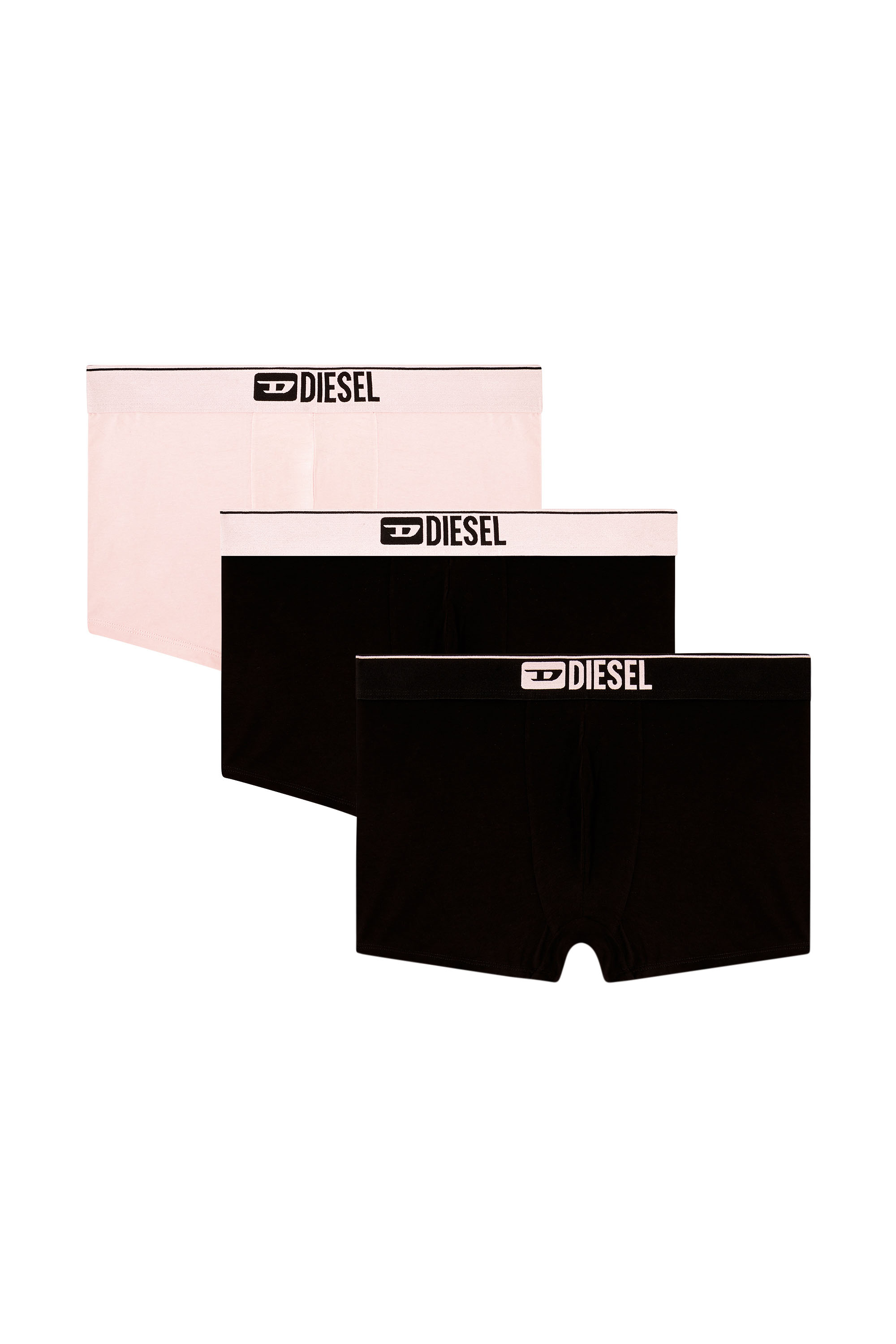 Diesel - UMBX-DAMIENTHREEPACK, Lot de trois boxers couleur unie Homme in Polychrome - 1