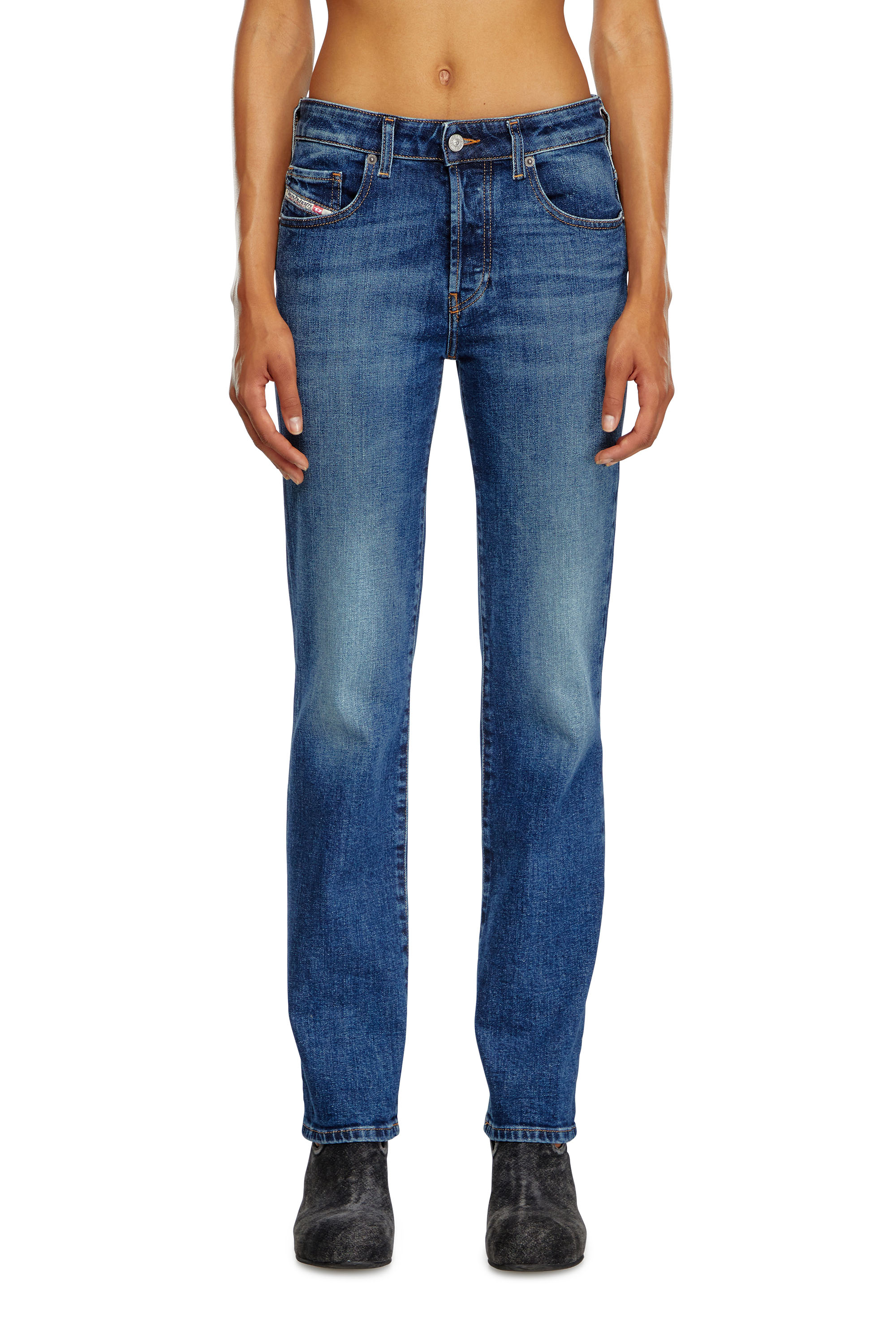 Diesel - Regular Jeans 1989 D-Mine 09I28 Femme, Bleu Foncé - Image 1