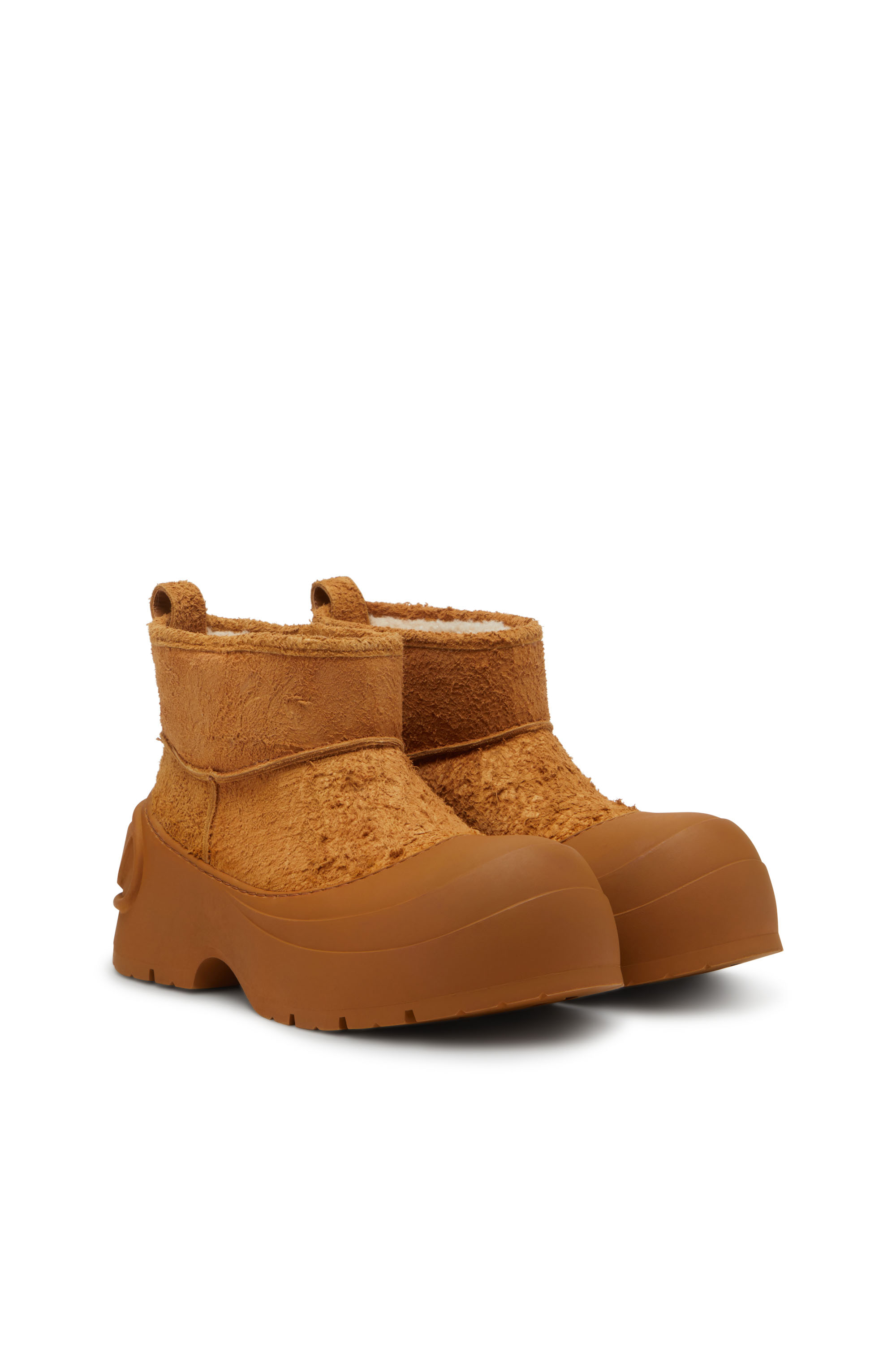 D-DONALD MONTONE, Marron Diesel - D-DONALD MONTONE, D-Donald-Bottines épaisses avec semelle crantée Homme in Marron - 2