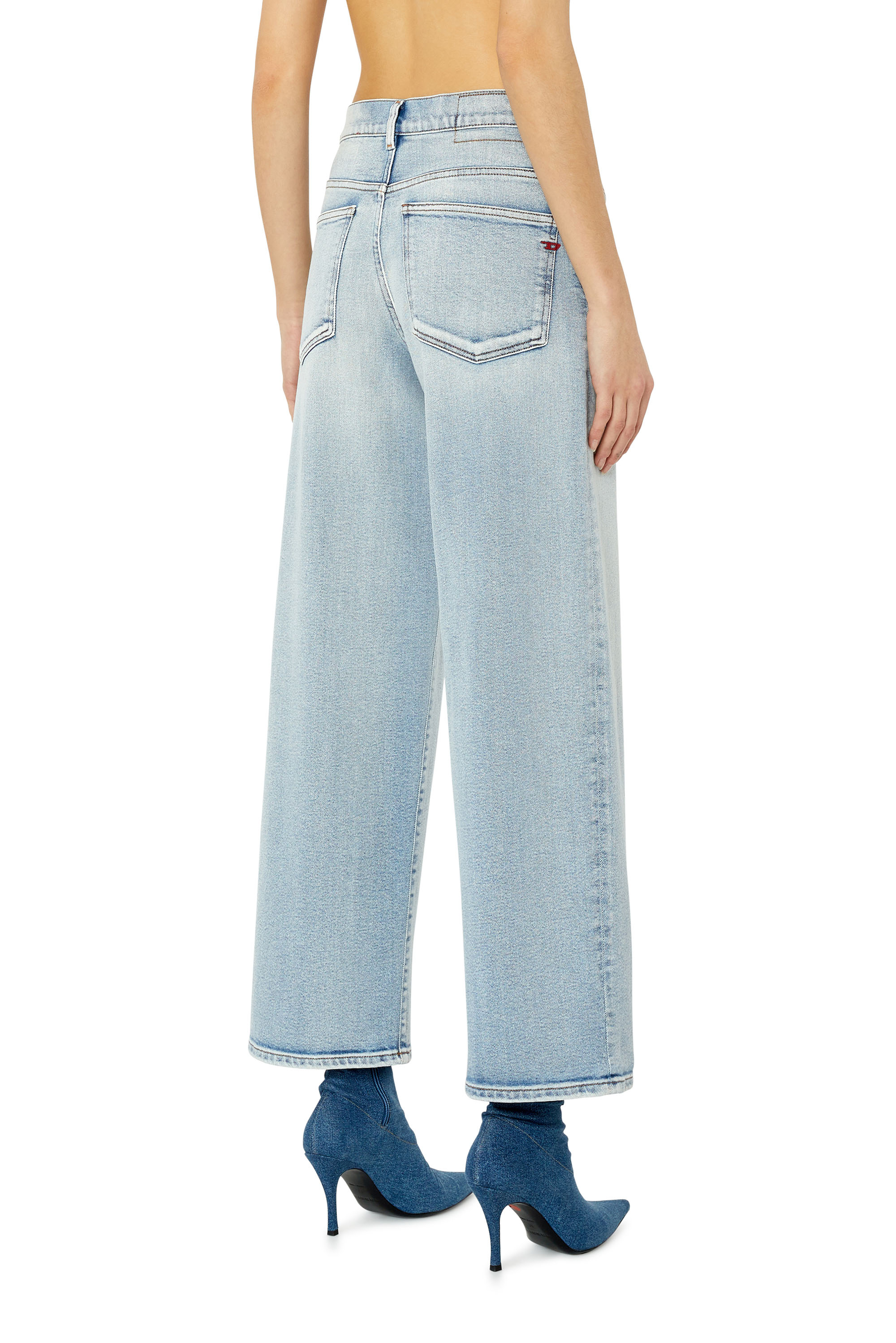 Diesel - 2000 WIDEE 9C08L Bootcut and Flare Jeans, Bleu Clair - Image 2