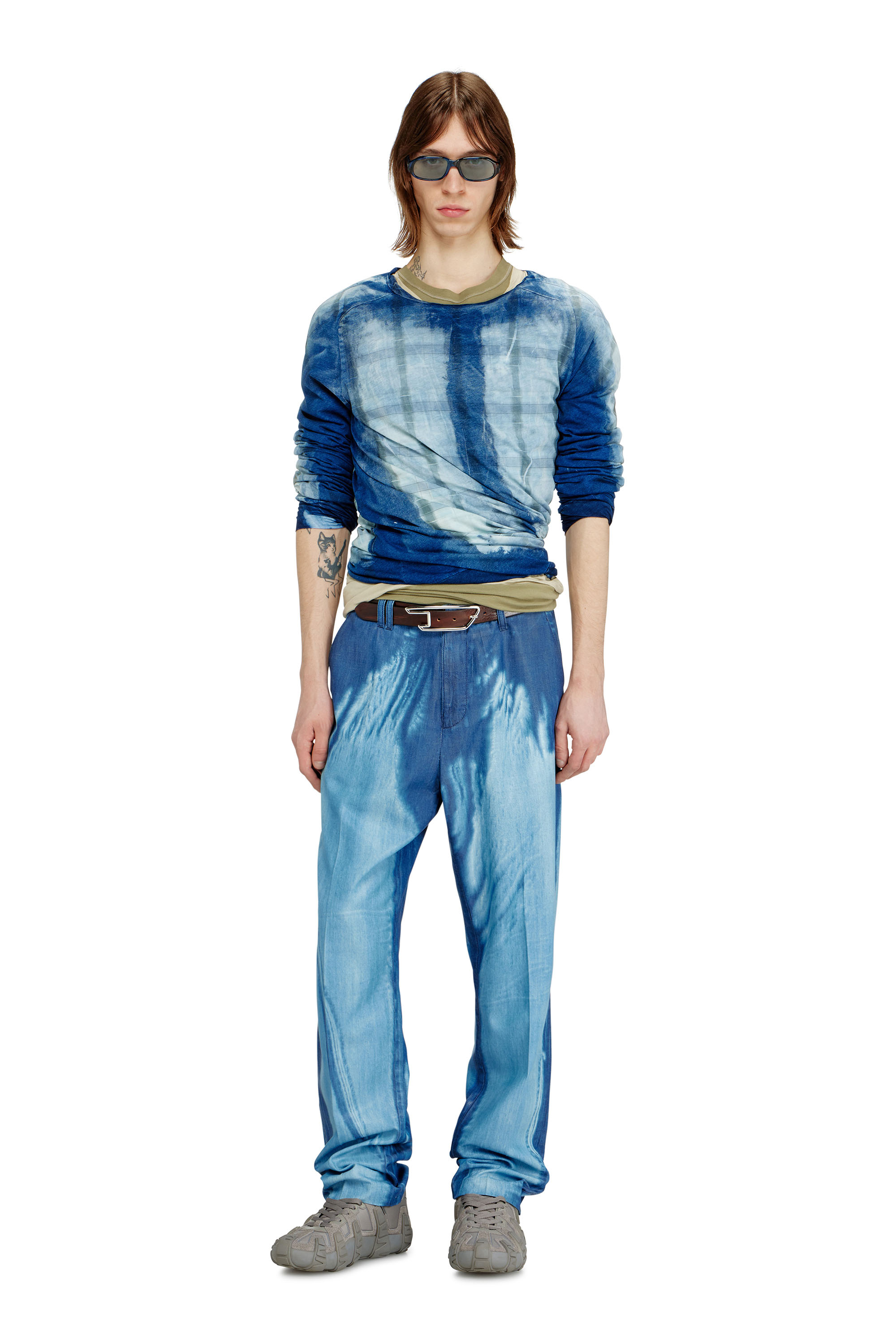 Diesel - Slim Jeans D-ASKAR 068XC Homme, Bleu moyen - Image 2
