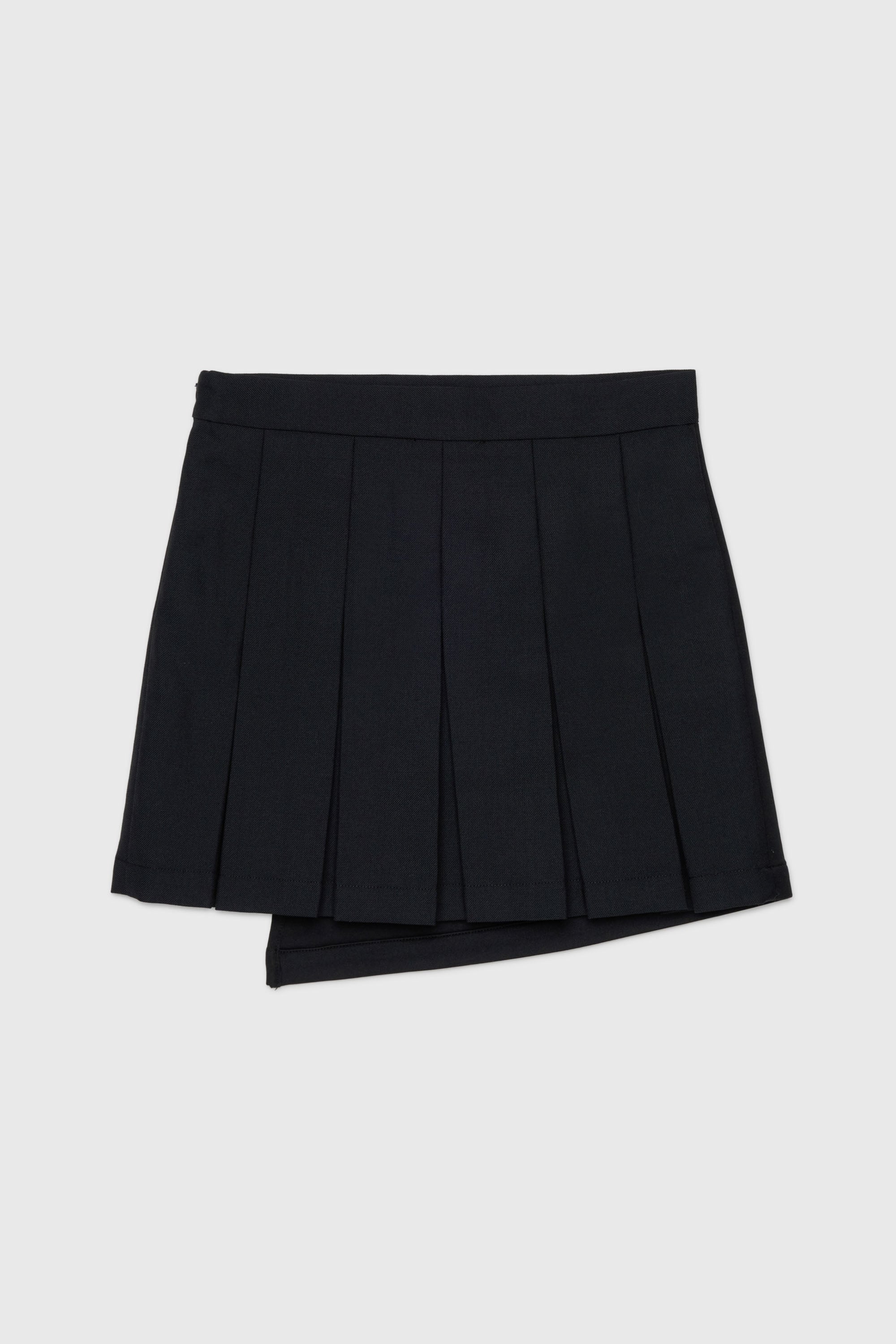 Diesel - GREBY, Jupe mini effet drap&eacute; avec dos pliss&eacute; Femme in Noir - 1