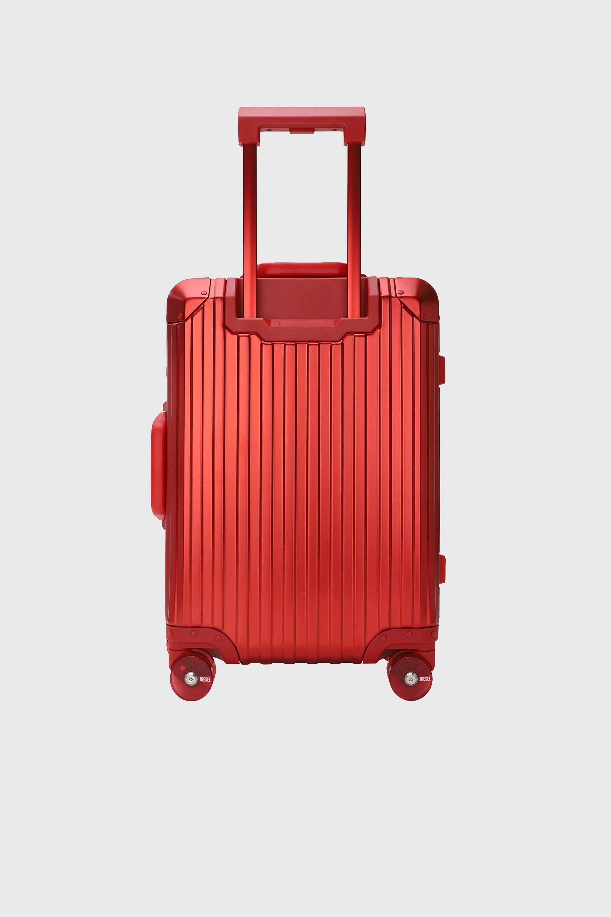 Diesel - DIESEL ALUMINUM TROLLEY- DSL002, Valise en aluminium taille S Mixte in Rouge - 2