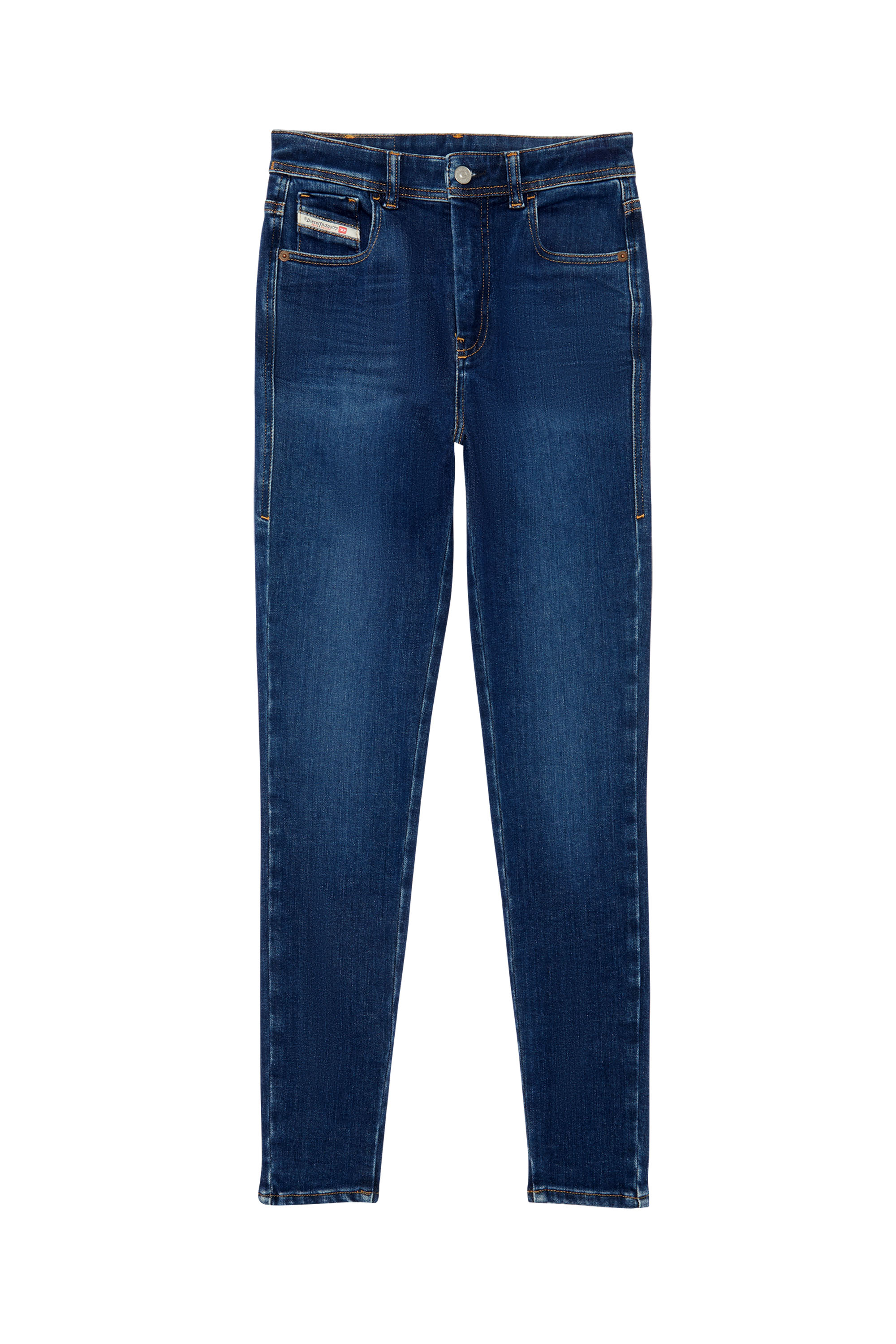 Super skinny Jeans 1984 Slandy-High 09C19, Bleu Foncé - Jeans