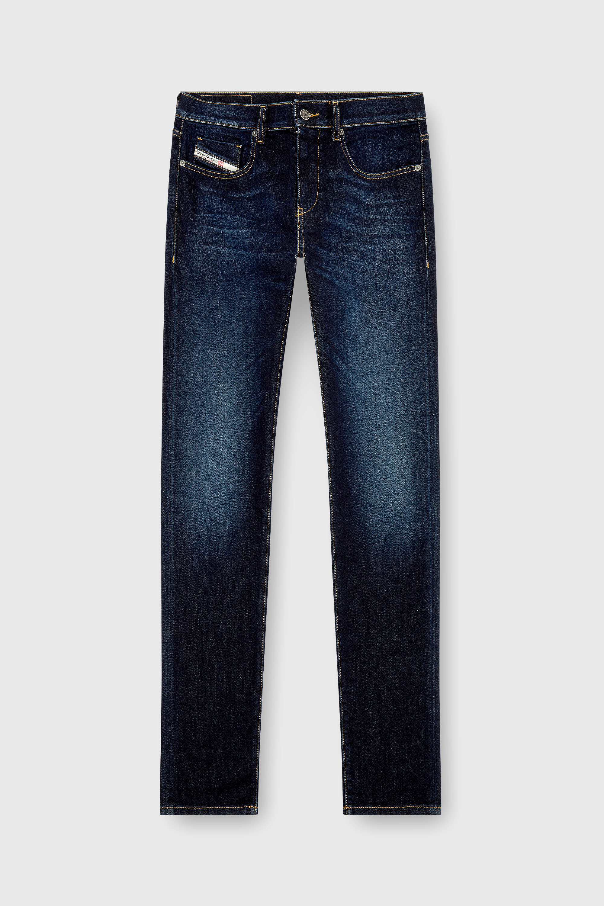 Diesel - Slim Jeans 2019 D-Strukt 009ZS Homme, Bleu Fonc&eacute; - Image 4