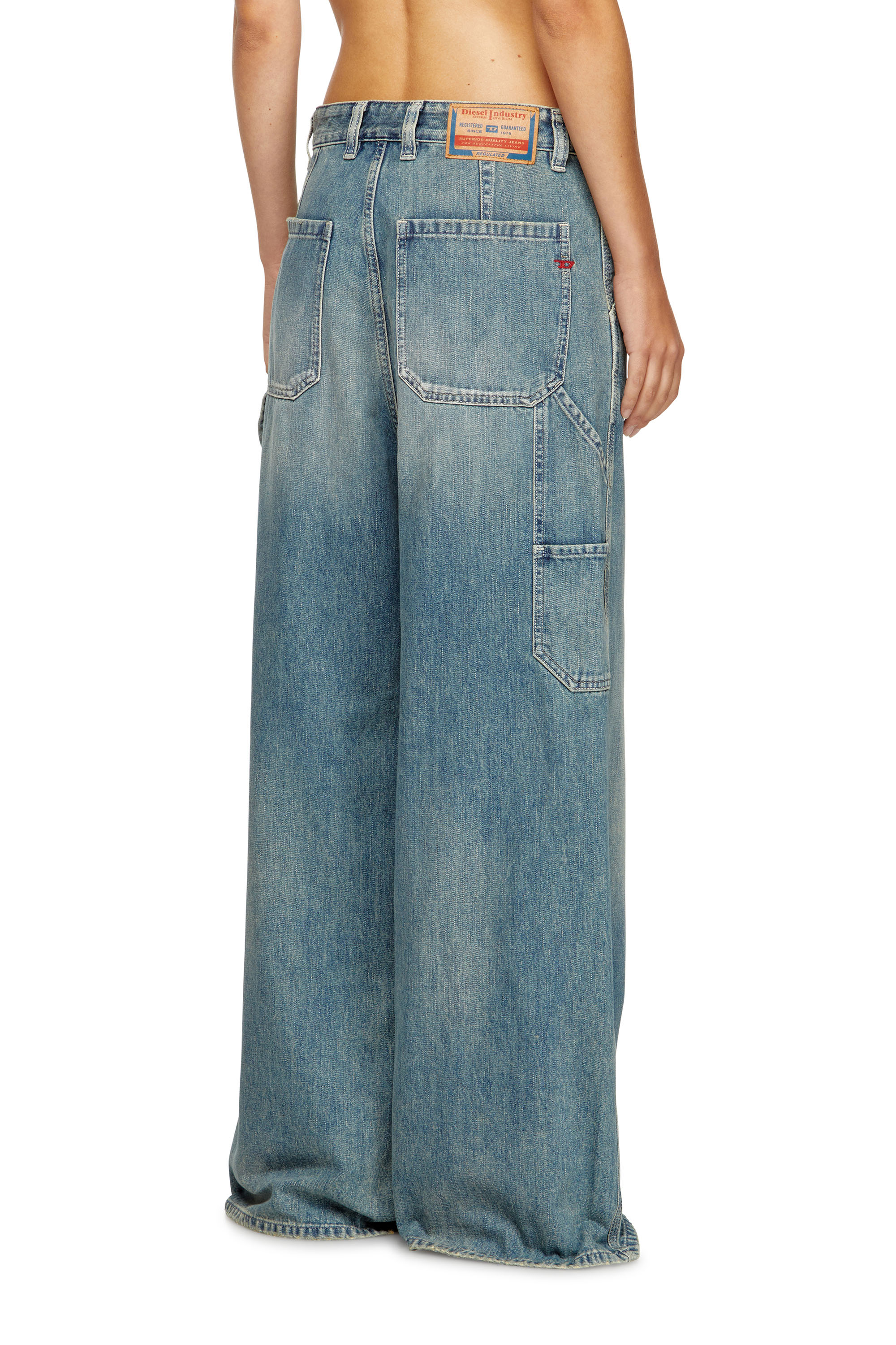 Diesel - Relaxed Jeans 1996 D-Sire 068SK Femme, Bleu Clair - Image 4