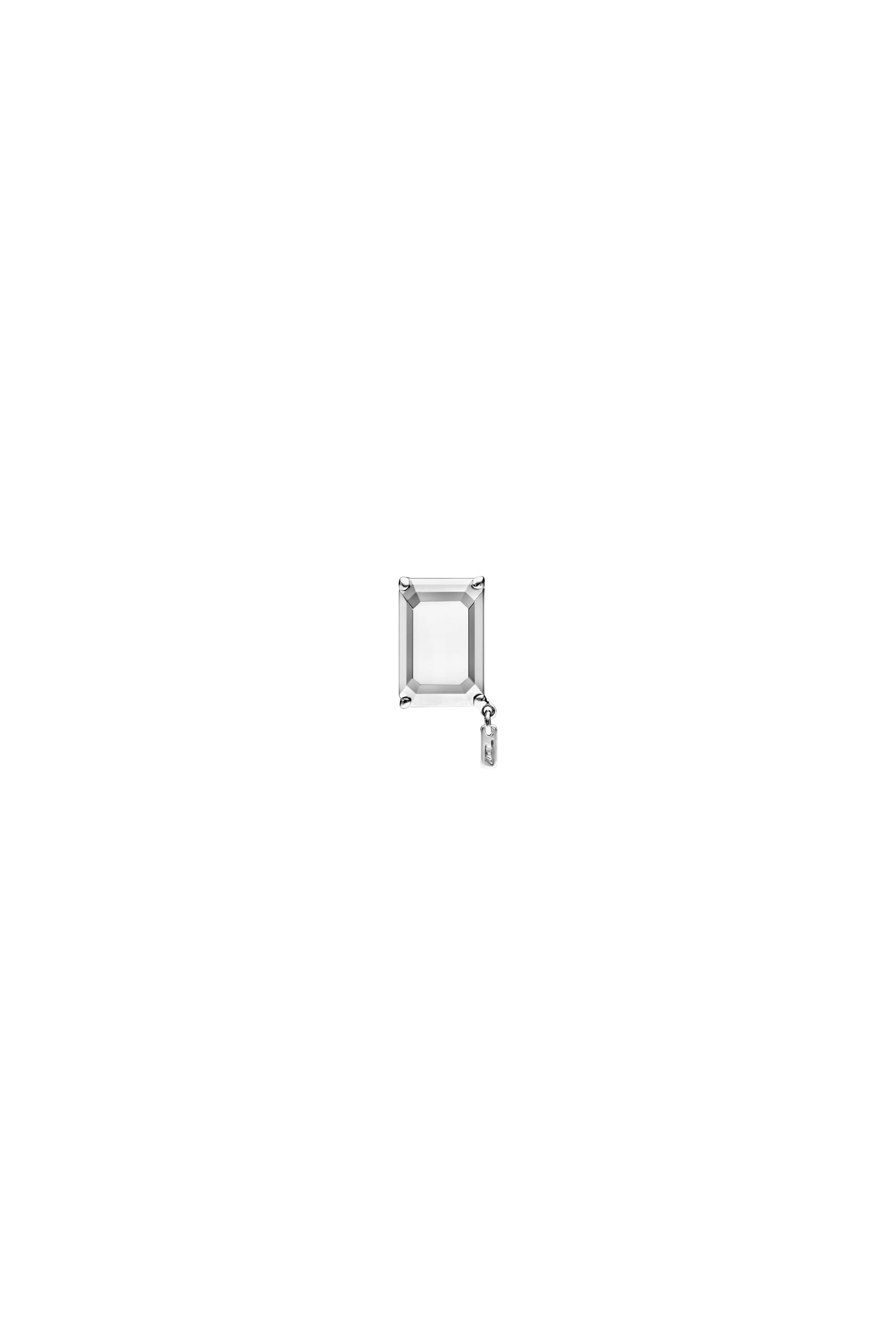Diesel - DL1366040 STERLING SILVER JEWEL, Boucle d'oreille en argent sterling. Mixte in Gris argenté - 2
