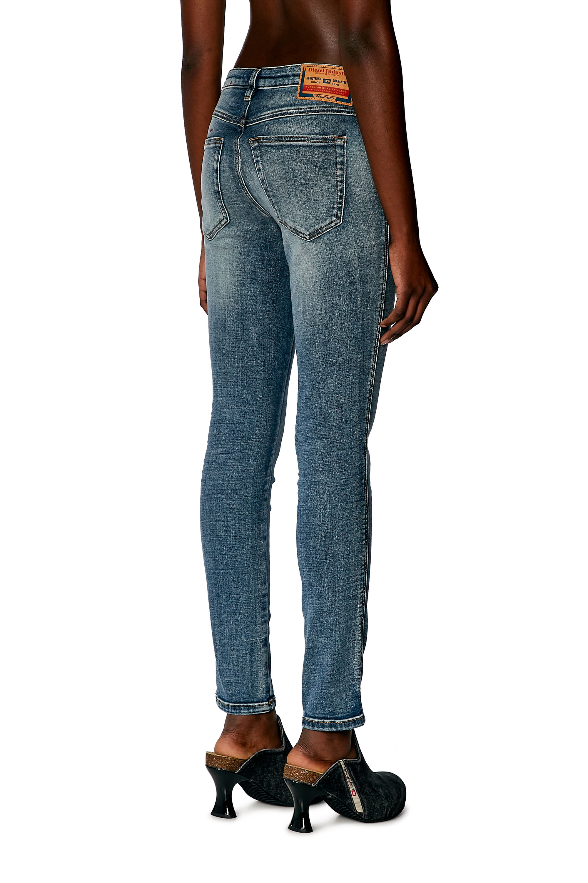 Diesel - Skinny Jeans 2015 Babhila 0PFAW, Bleu moyen - Image 2
