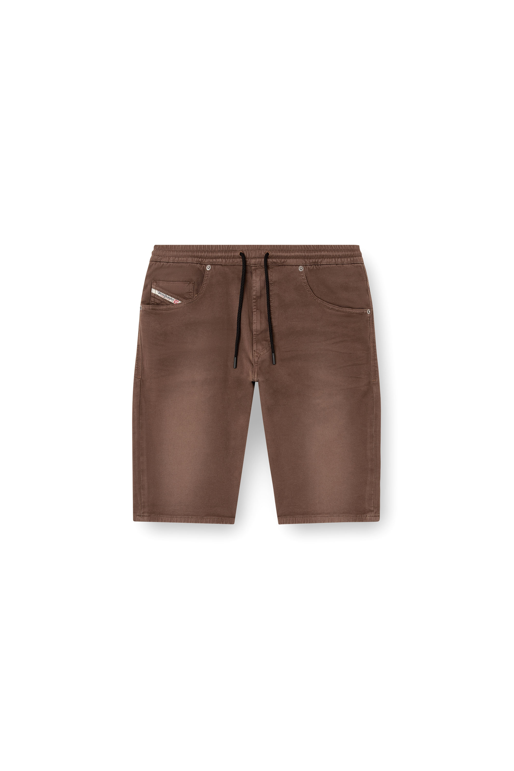 Diesel - 2033 D-KROOLEY-SHORT JOGG, Short chino en JoggJeans Homme in Marron - 2