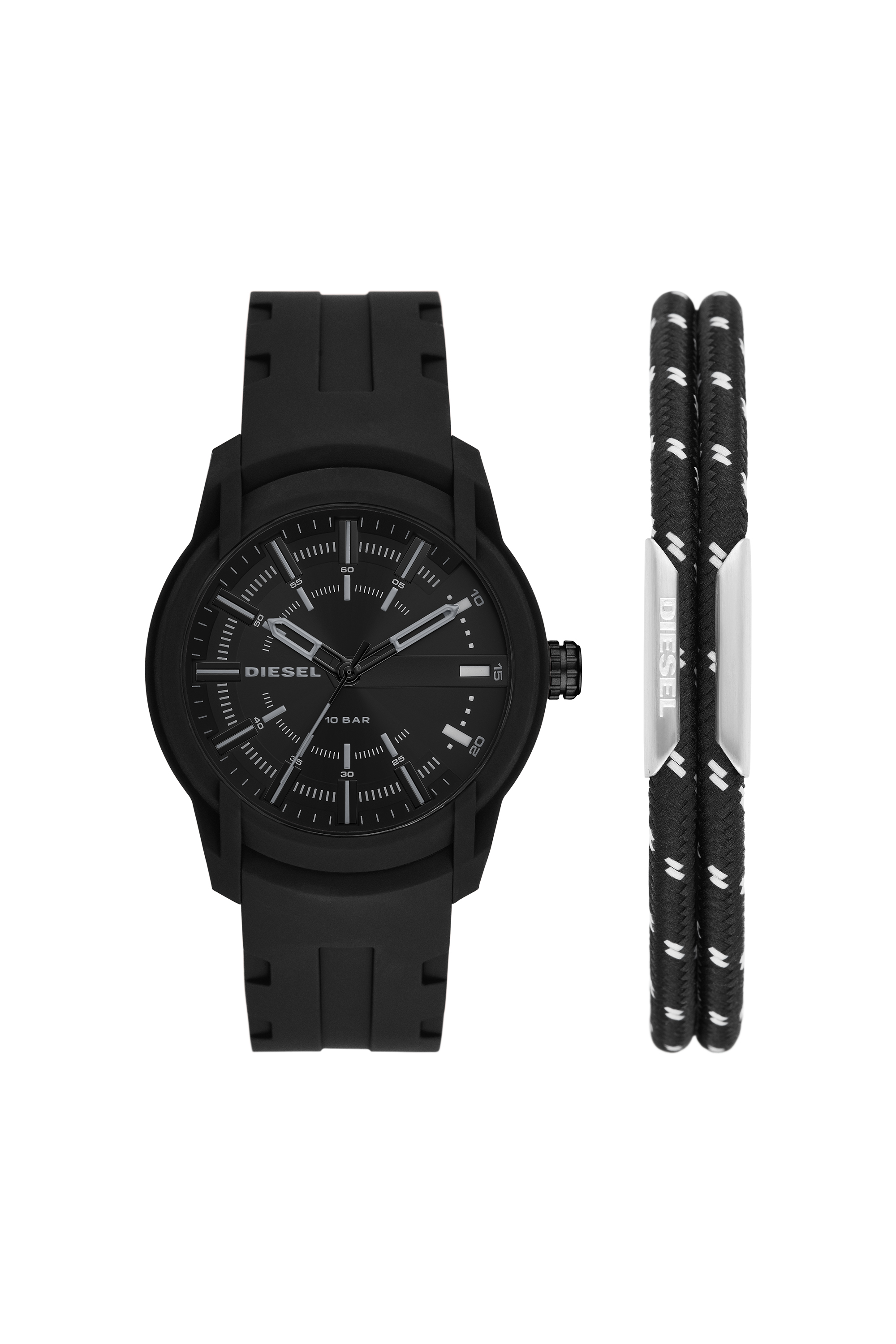Diesel - DZ1978, Ensemble de montre Armbar et bracelet Homme in Noir - 1