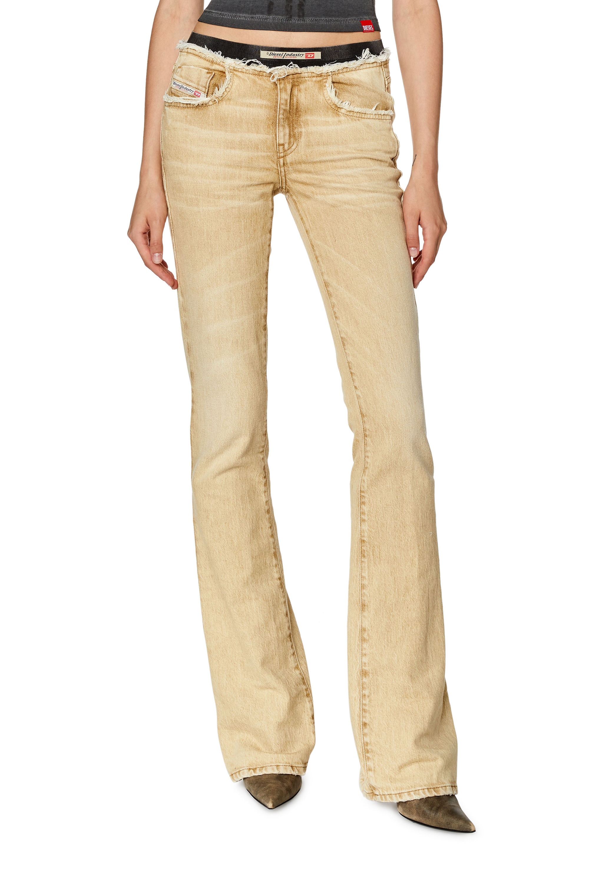 Diesel - Bootcut and Flare Jeans 1969 D-Ebbey 09G94, Marron Clair - Image 1