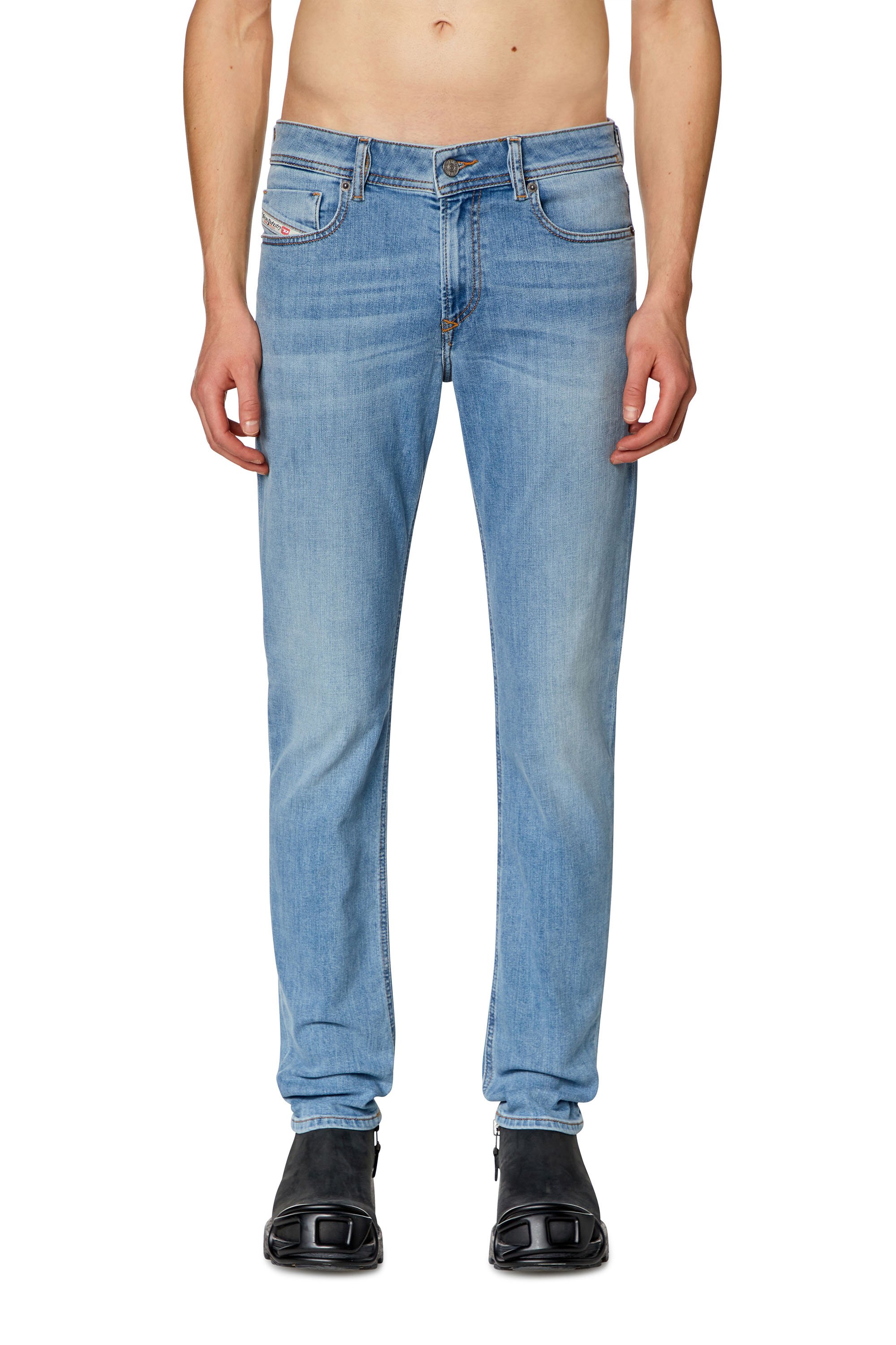Diesel - Skinny Jeans 1979 Sleenker 09H62, Bleu Clair - Image 1