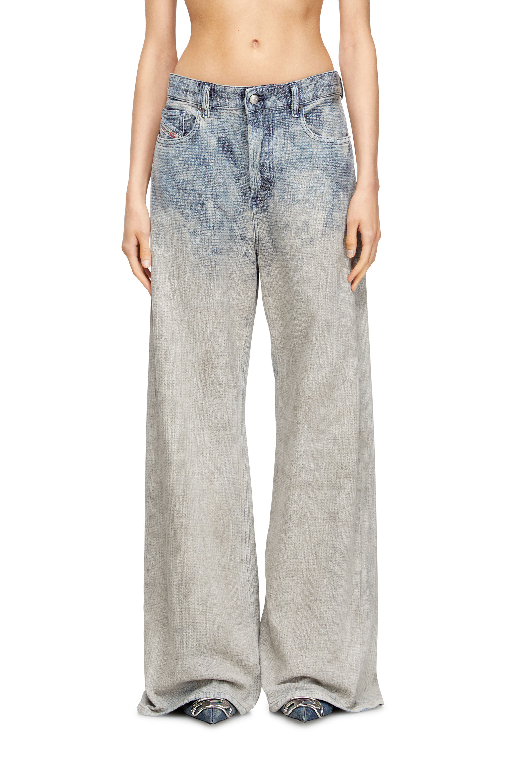 Diesel - Relaxed Jeans 1996 D-Sire 09N93 Femme, Bleu moyen - Image 1