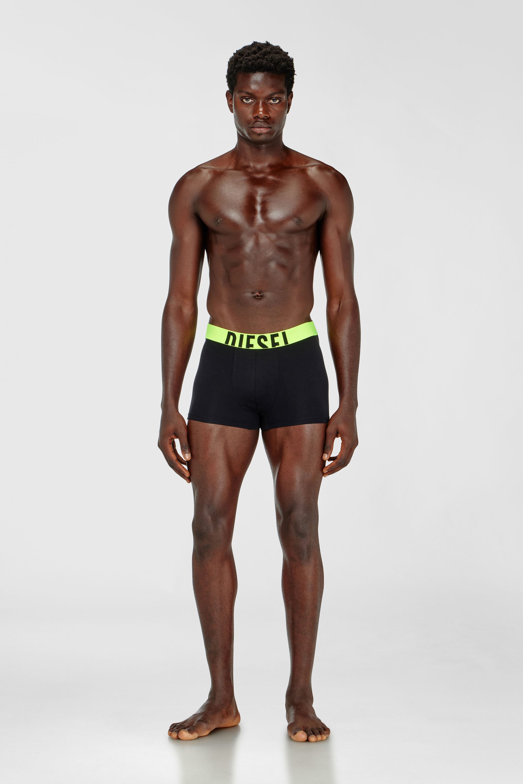 Diesel - DAMIEN-D-POP-3PACK-40, Lot de trois boxers en coton stretch Homme in Polychrome - 1