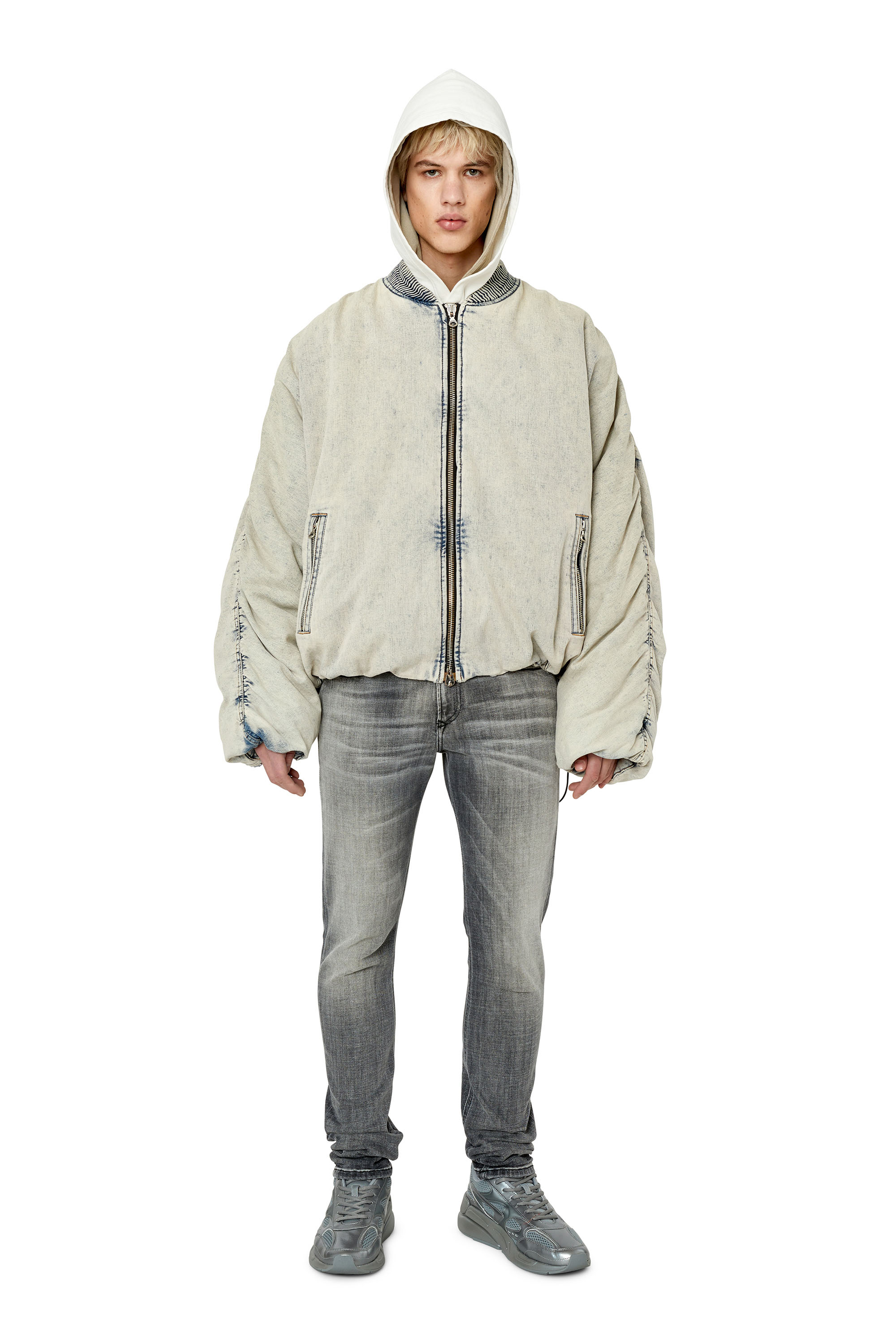 Diesel - Skinny Jeans 1979 Sleenker 09E71 Homme, Noir/Gris foncé - Image 1