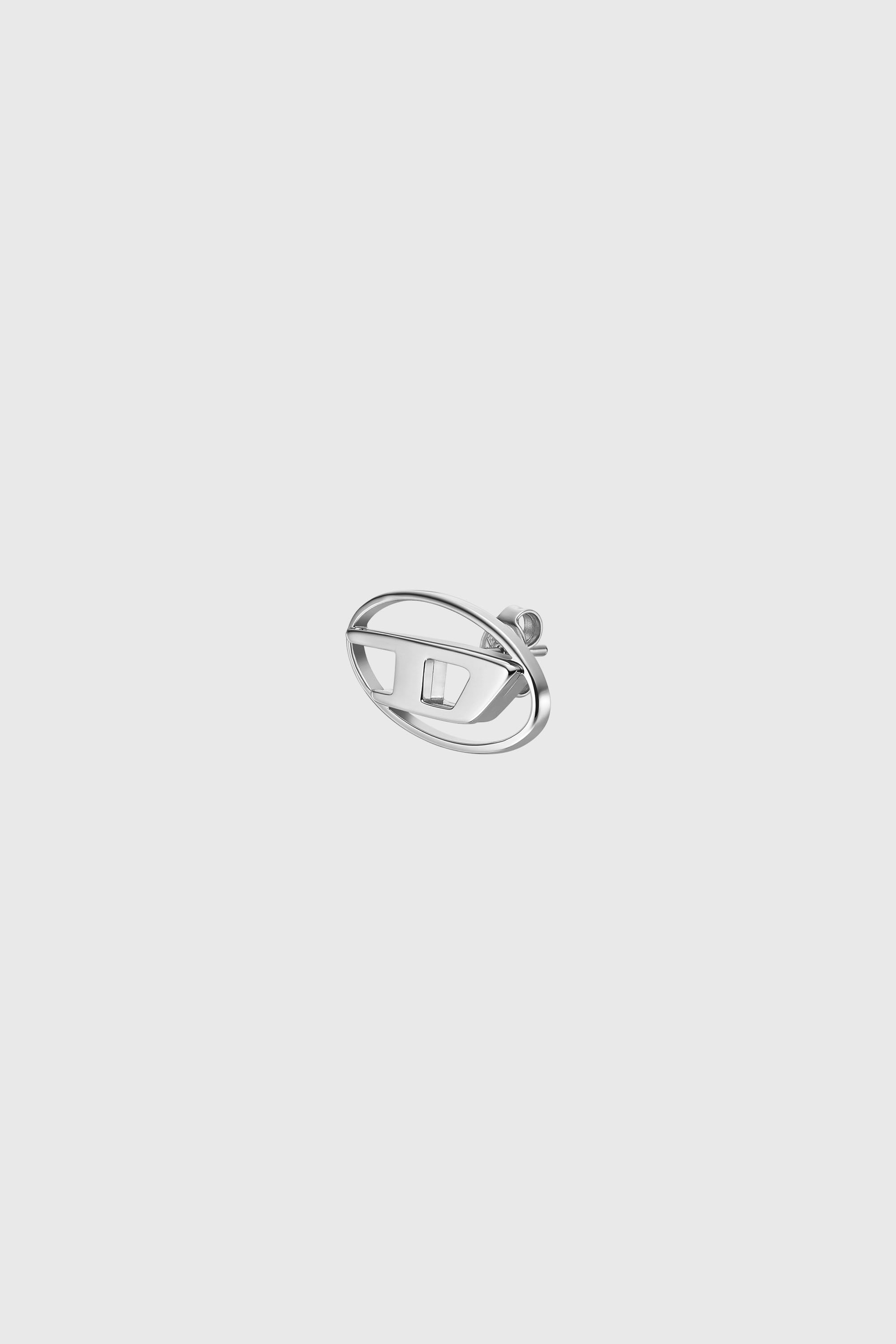 Diesel - DX1502, Boucle d'oreille en acier inoxydable Mixte in Gris argent&eacute; - 1