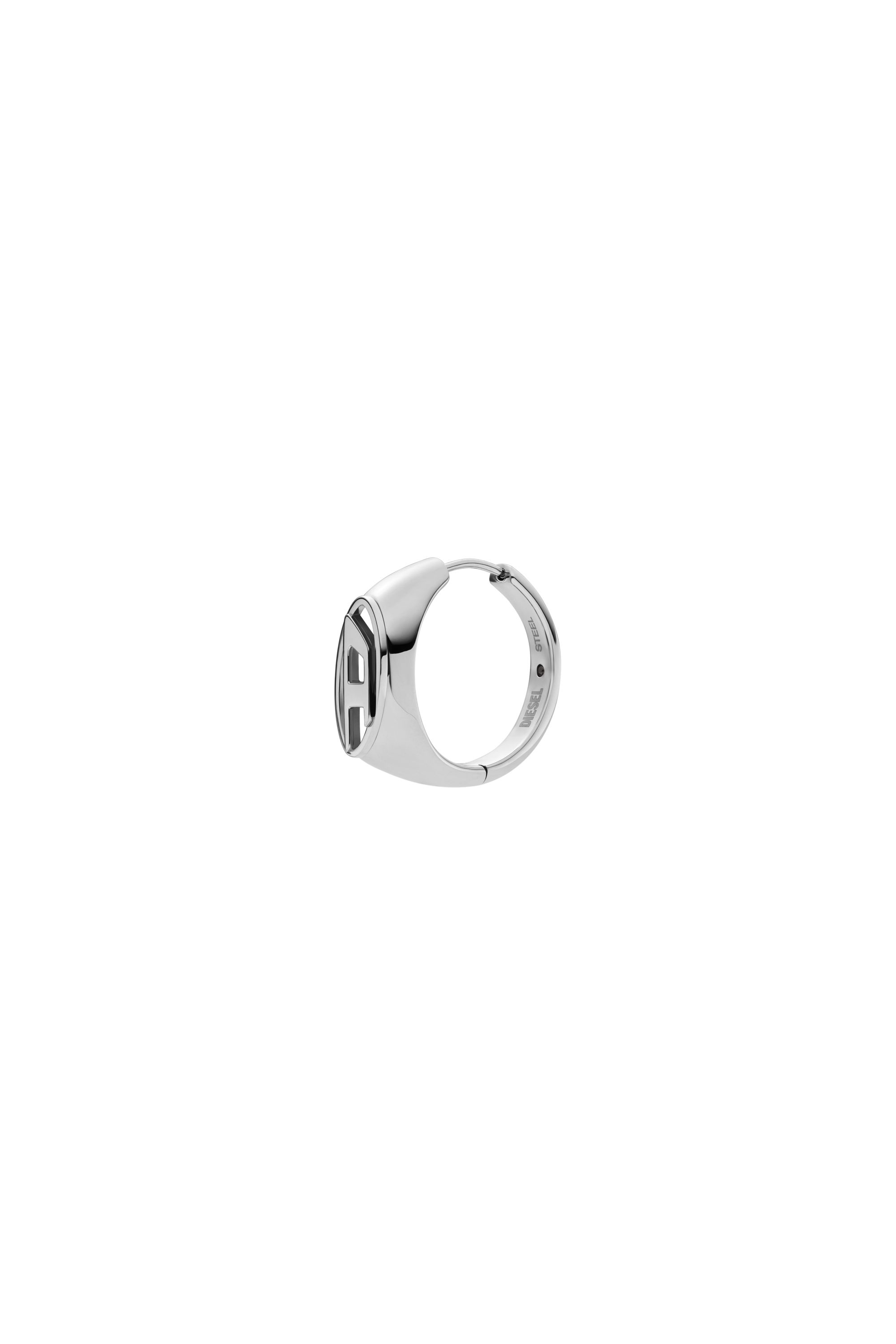 Diesel - DX1642040 JEWELLERY, Boucle d'oreille en acier inoxydable Mixte in Gris argenté - 1