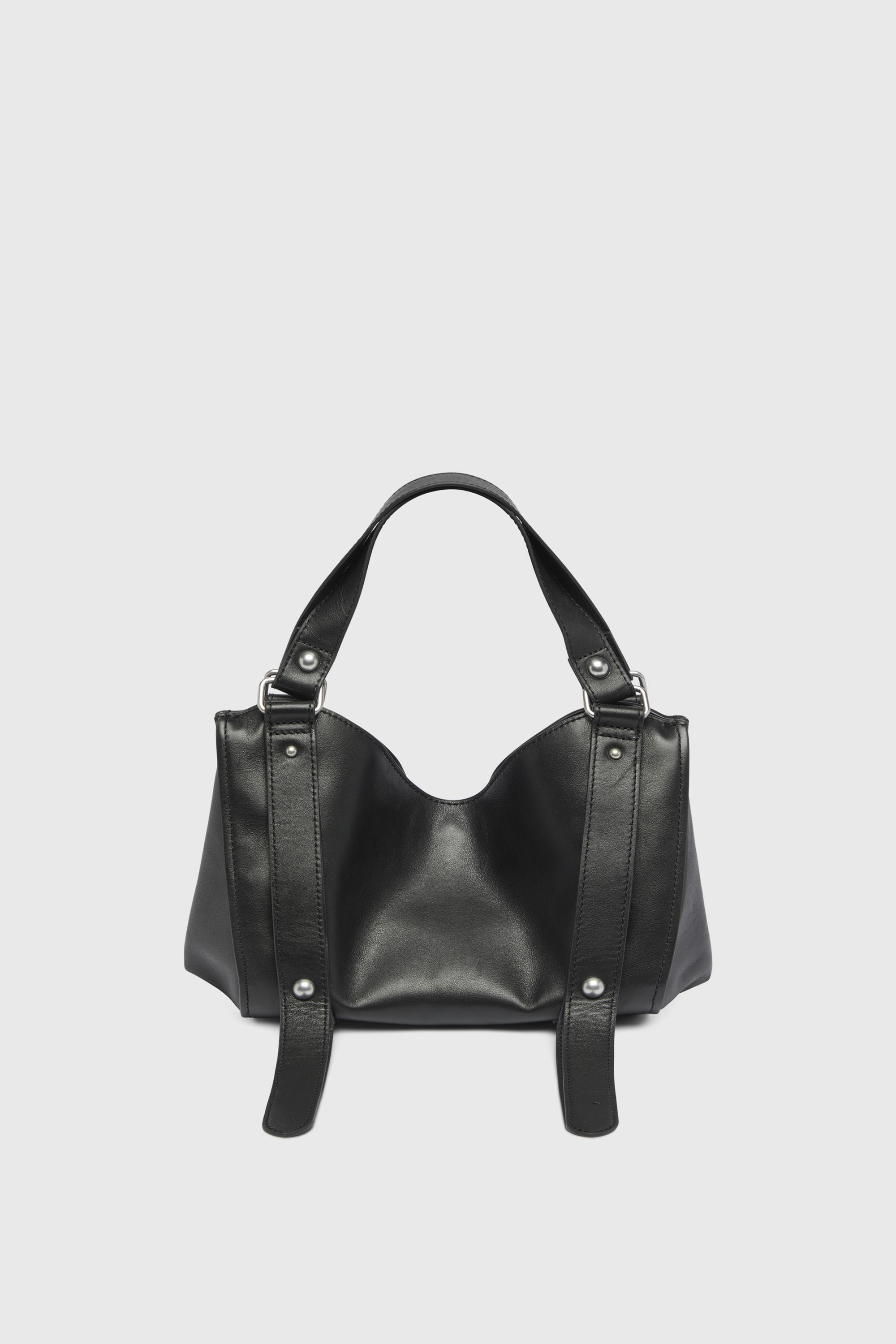 Diesel - D-ONE TOPHANDLE S, D-One-Sac small &agrave; poign&eacute;e sup&eacute;rieure en cuir trait&eacute; Femme in Noir - 3
