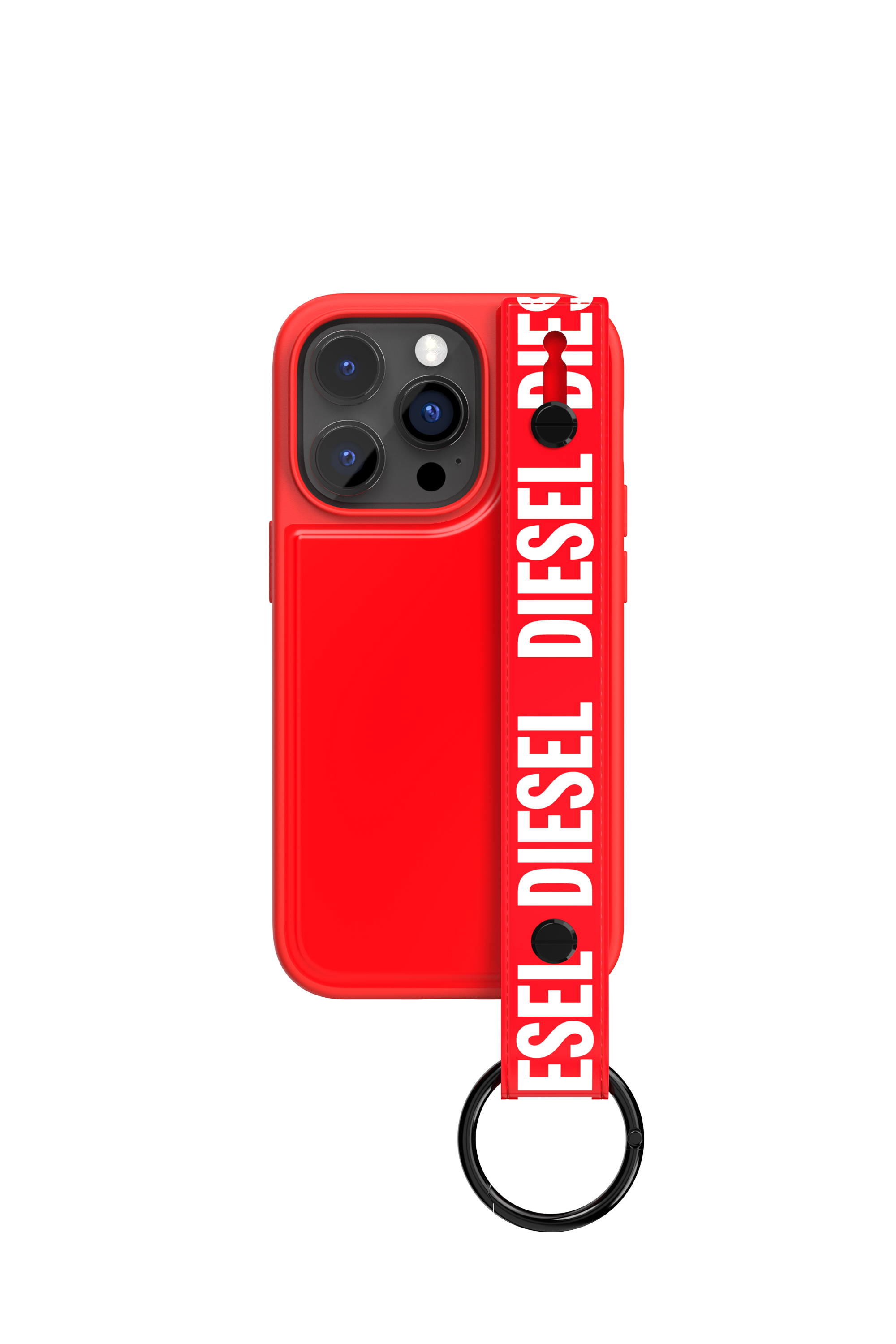 Diesel - 50287 MOULDED CASE, Coque avec bande r&eacute;tractable pur iPhone 14 Pro Mixte in Rouge - 2
