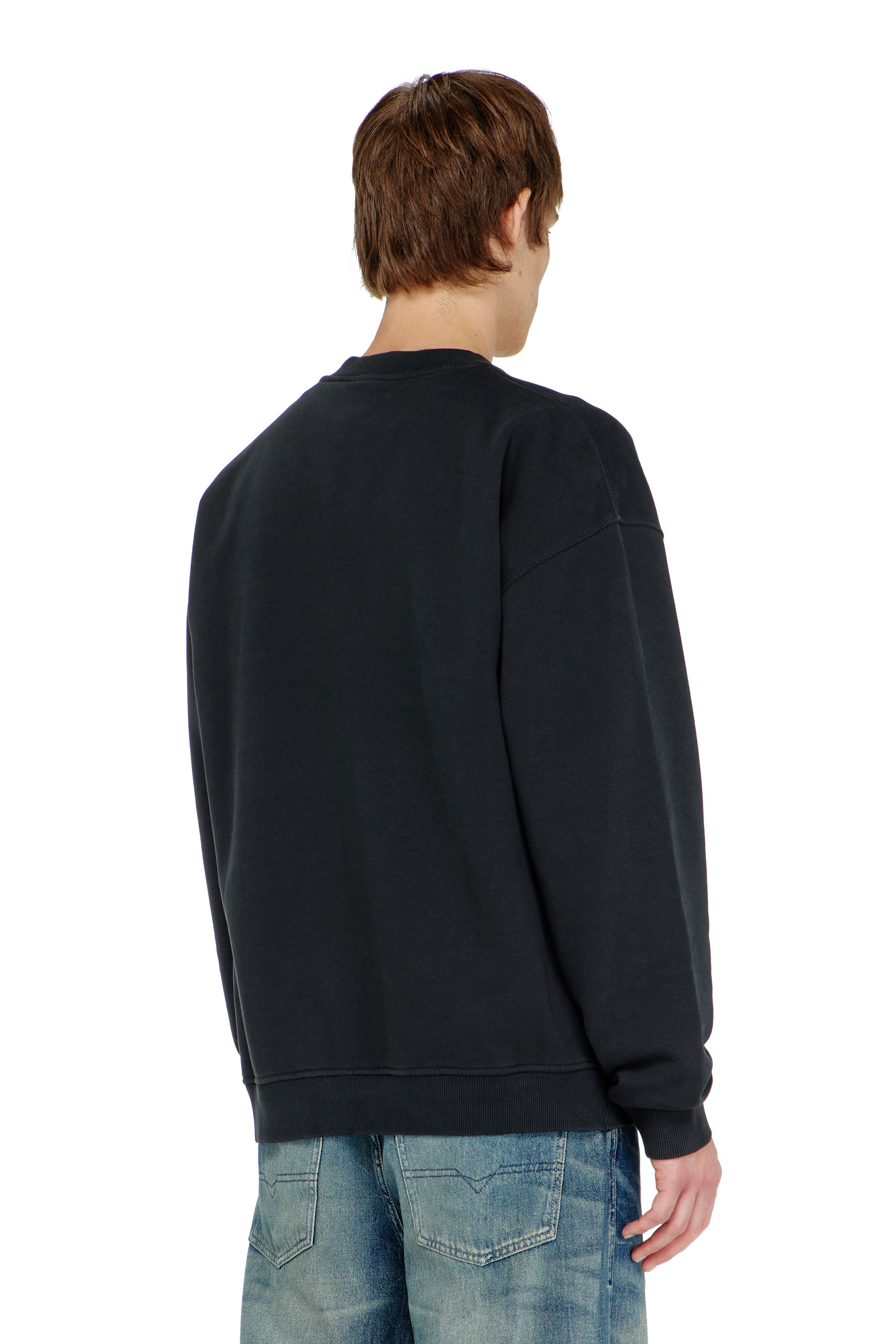 Diesel - S-BOXT-N5, Sweat-shirt en coton avec D ovale floqu&eacute; Homme in ToBeDefined - 4