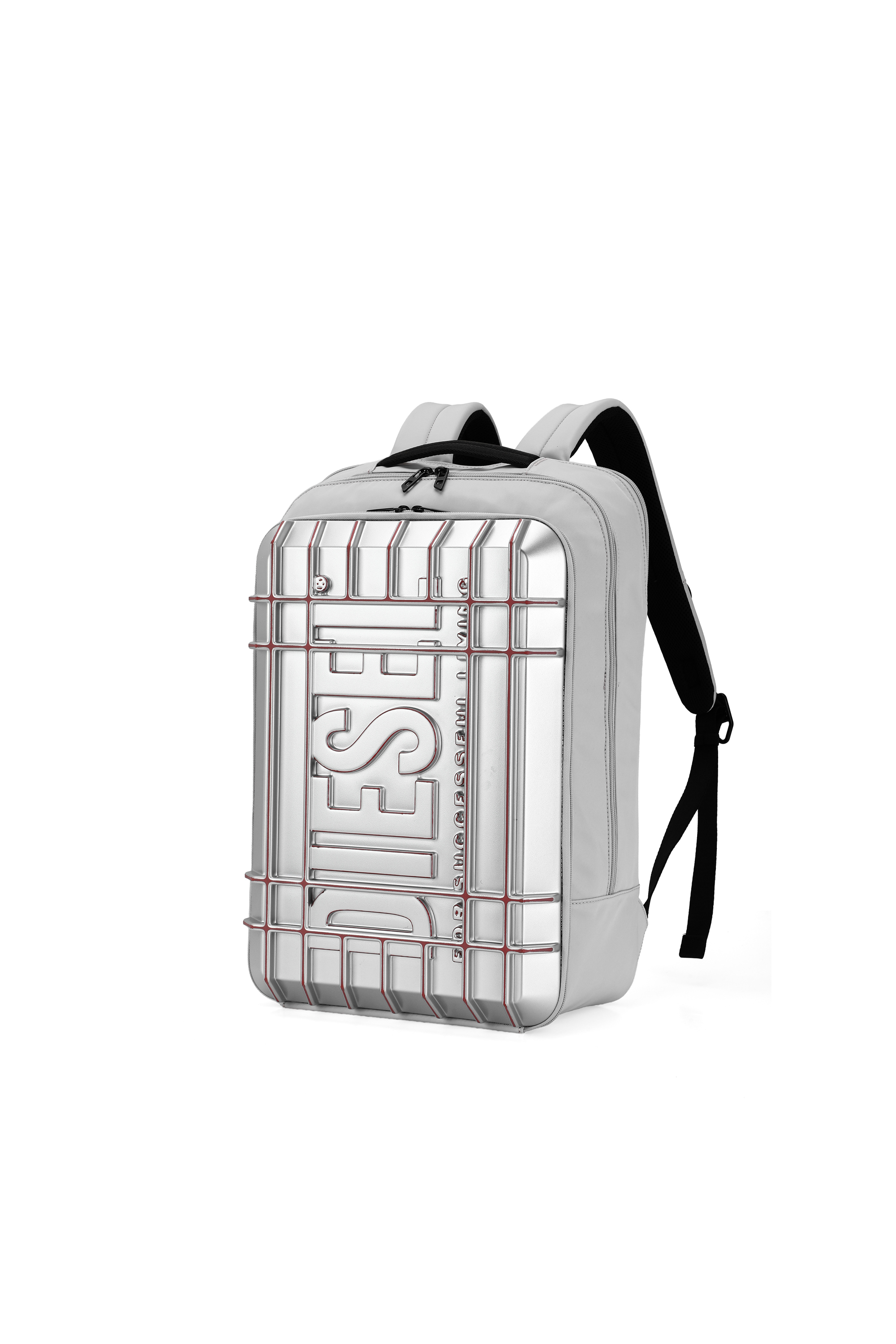 Diesel - DIESEL PC STRONG IMAGE BACKPACK- DSB005, Sac &agrave; dos de voyage robuste Mixte in Gris argent&eacute; - 2