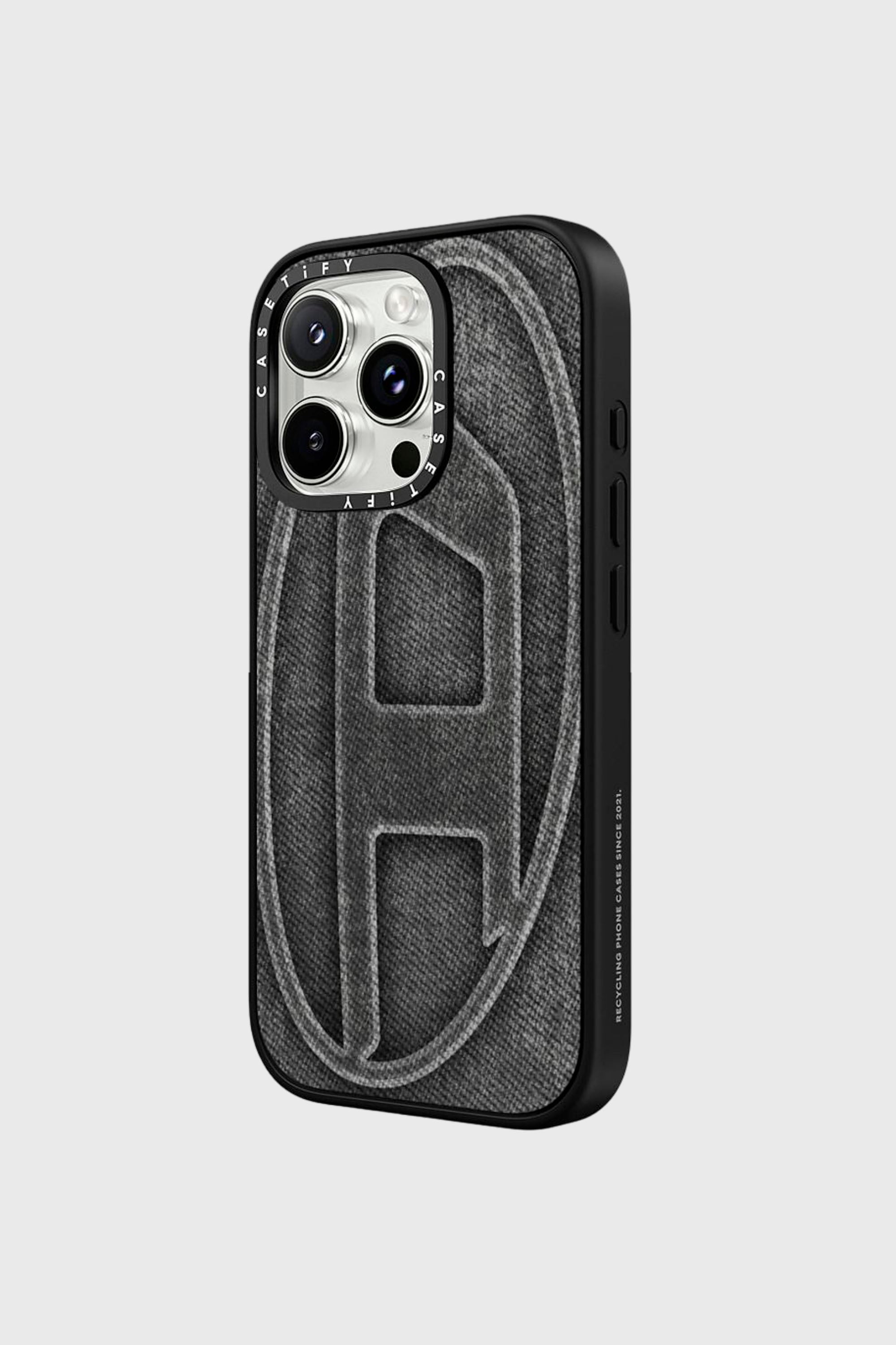 Diesel - 60576 MOULDED CASE, Unisex's Oval D impact case for iPhone 16 Pro Max in Black - 2