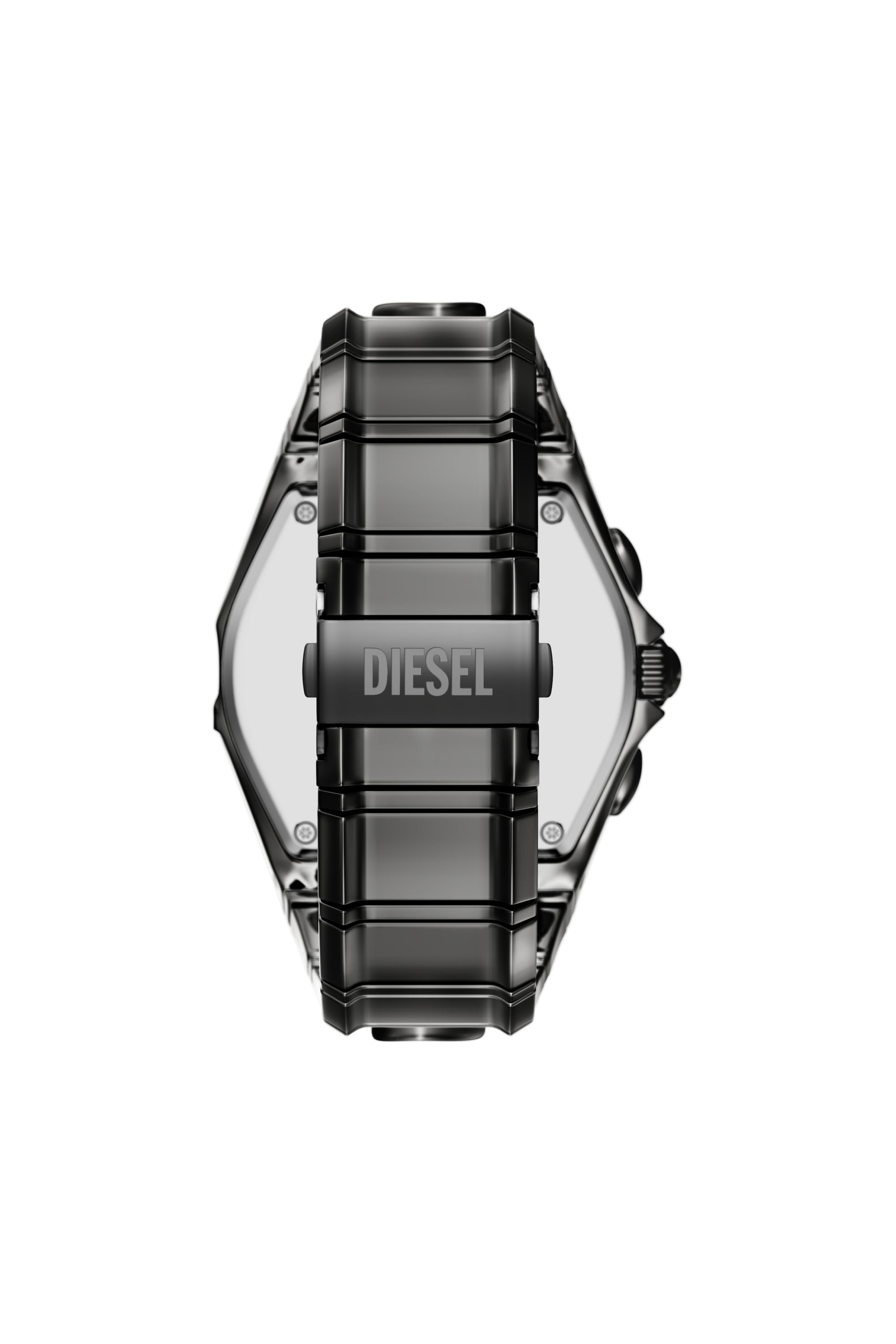 Diesel - DZ4726 WATCH, Montre D-Curve en acier inoxydable finition gunmetal Homme in Noir - 2