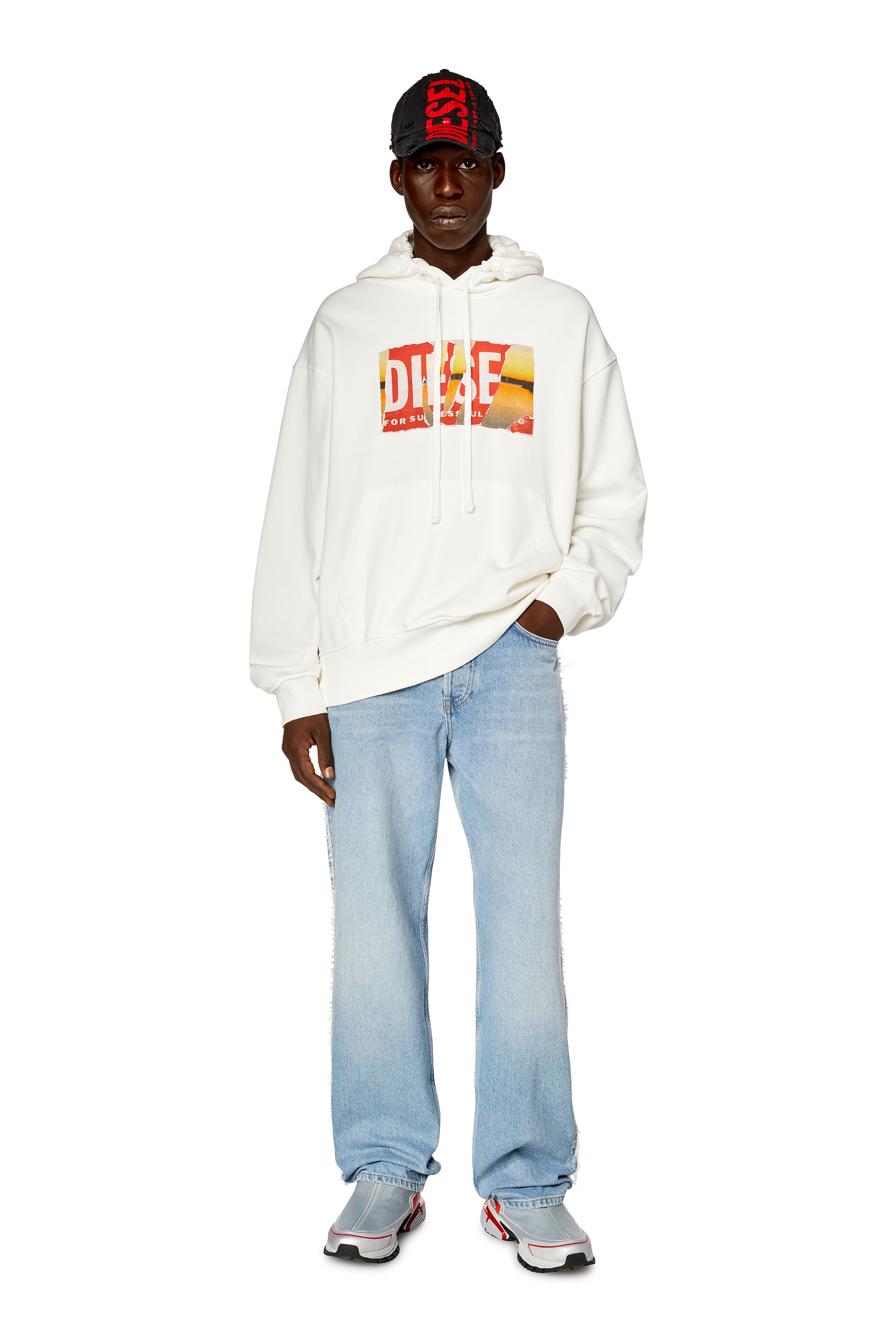 Diesel - S-MACS-HOOD-POFF-L1, Blanc - Image 2